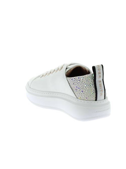 Wembley Woman sneakers da donna in pelle bianca ALEXANDER SMITH | ASBBWYW0506WIAX